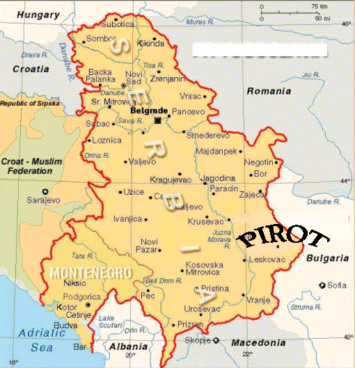 mapa pirota srbija lokacija mapa pirota srbija